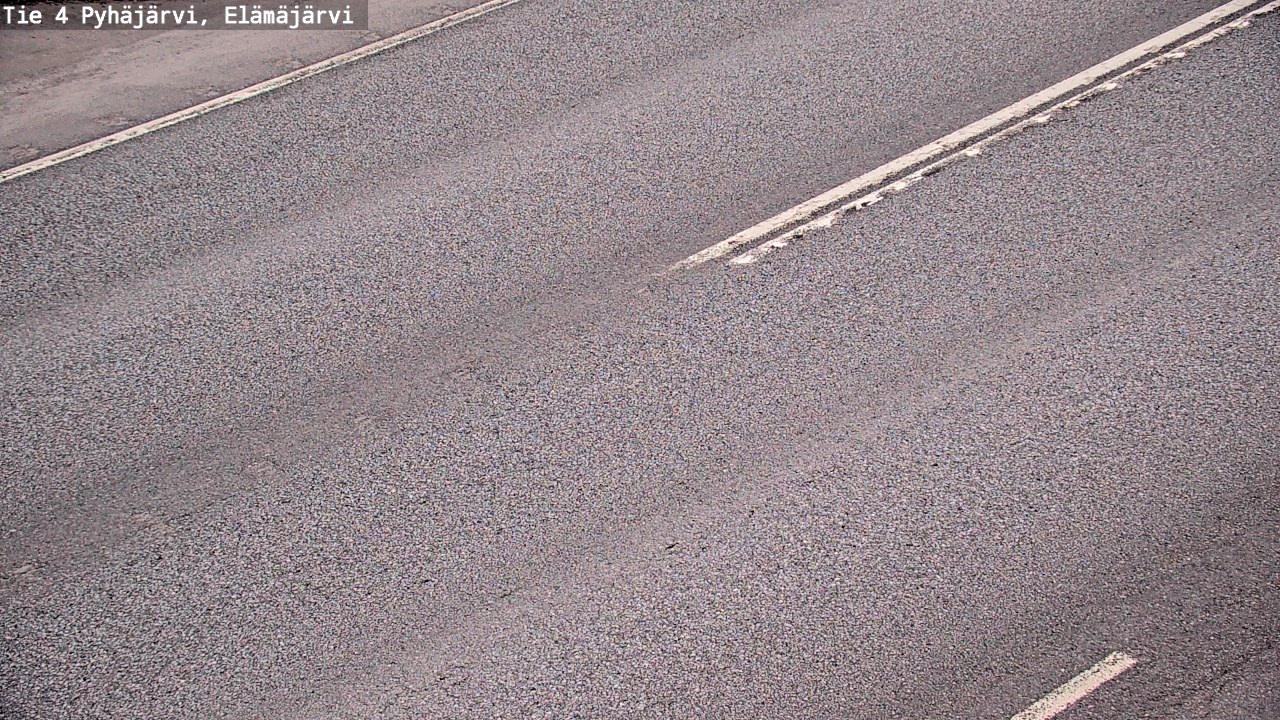 Weather Camera Image Road 4 Pyhäjärvi, Elämäjärvi, Pyhäjärvi, Pohjois-Pohjanmaa
