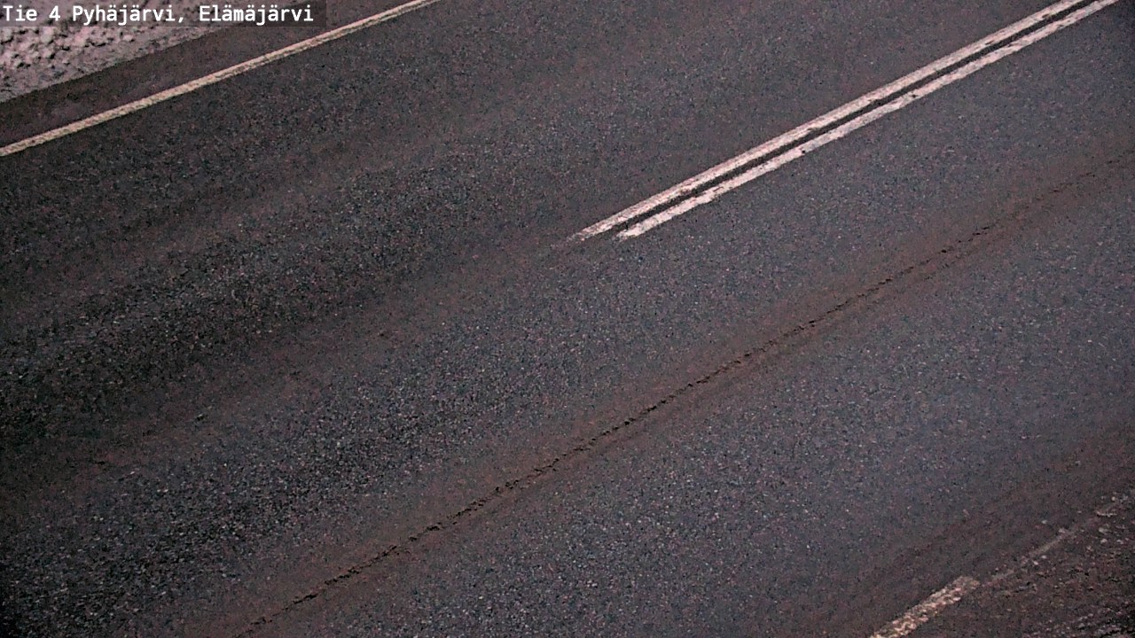 Weather Camera Image Road 4 Pyhäjärvi, Elämäjärvi, Pyhäjärvi, Pohjois-Pohjanmaa