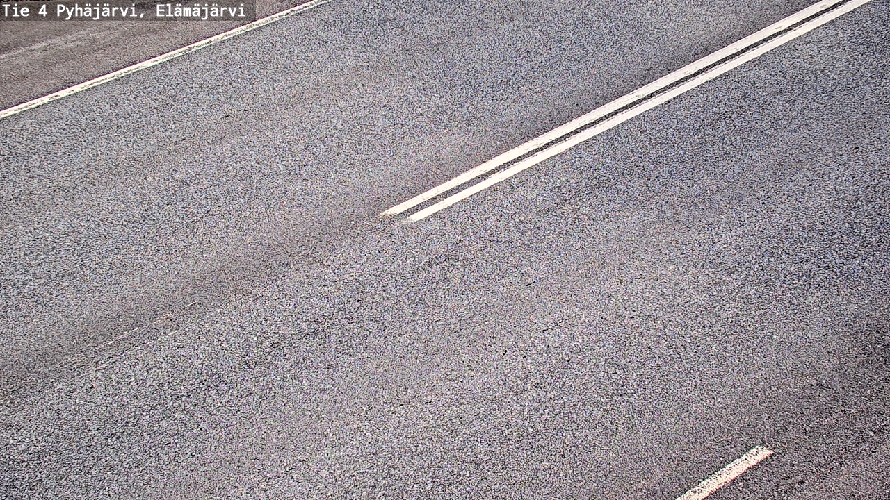 Weather Camera Image Väg 4 Pyhäjärvi, Elämäjärvi, Pyhäjärvi, Pohjois-Pohjanmaa