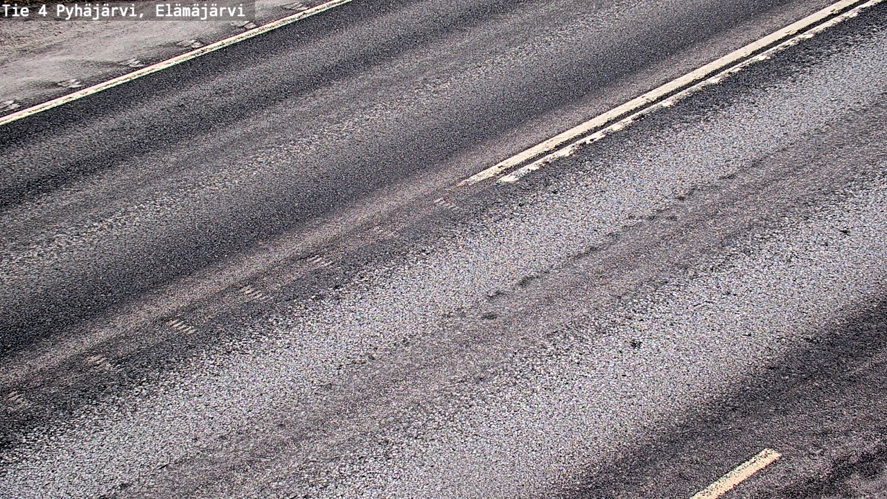 Weather Camera Image Väg 4 Pyhäjärvi, Elämäjärvi, Pyhäjärvi, Pohjois-Pohjanmaa