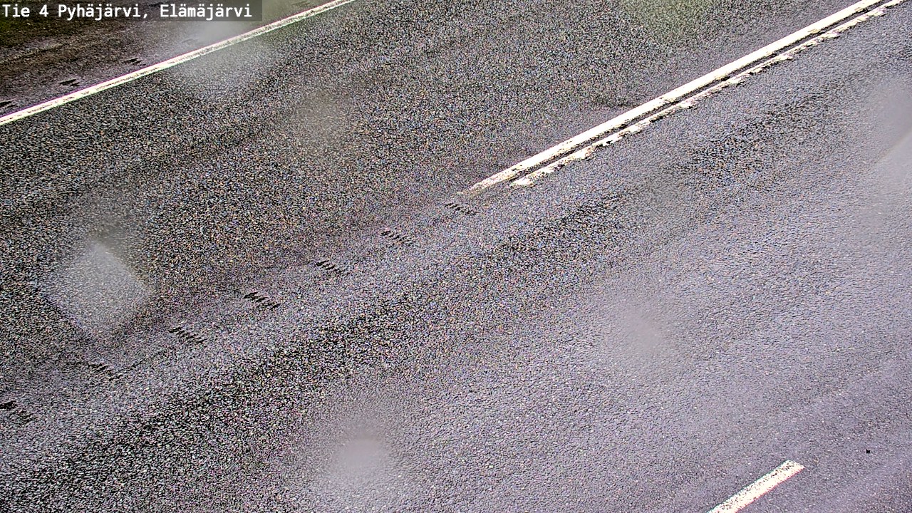 Weather Camera Image Road 4 Pyhäjärvi, Elämäjärvi, Pyhäjärvi, Pohjois-Pohjanmaa