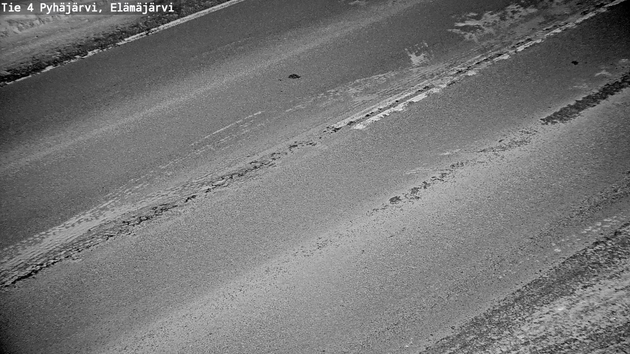 Weather Camera Image Road 4 Pyhäjärvi, Elämäjärvi, Pyhäjärvi, Pohjois-Pohjanmaa