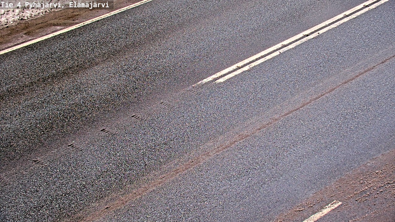 Weather Camera Image Road 4 Pyhäjärvi, Elämäjärvi, Pyhäjärvi, Pohjois-Pohjanmaa