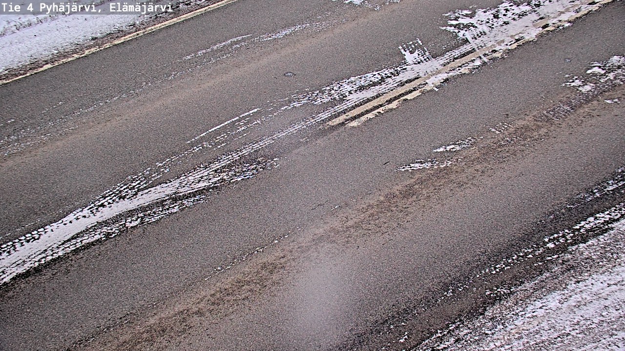 Weather Camera Image Road 4 Pyhäjärvi, Elämäjärvi, Pyhäjärvi, Pohjois-Pohjanmaa