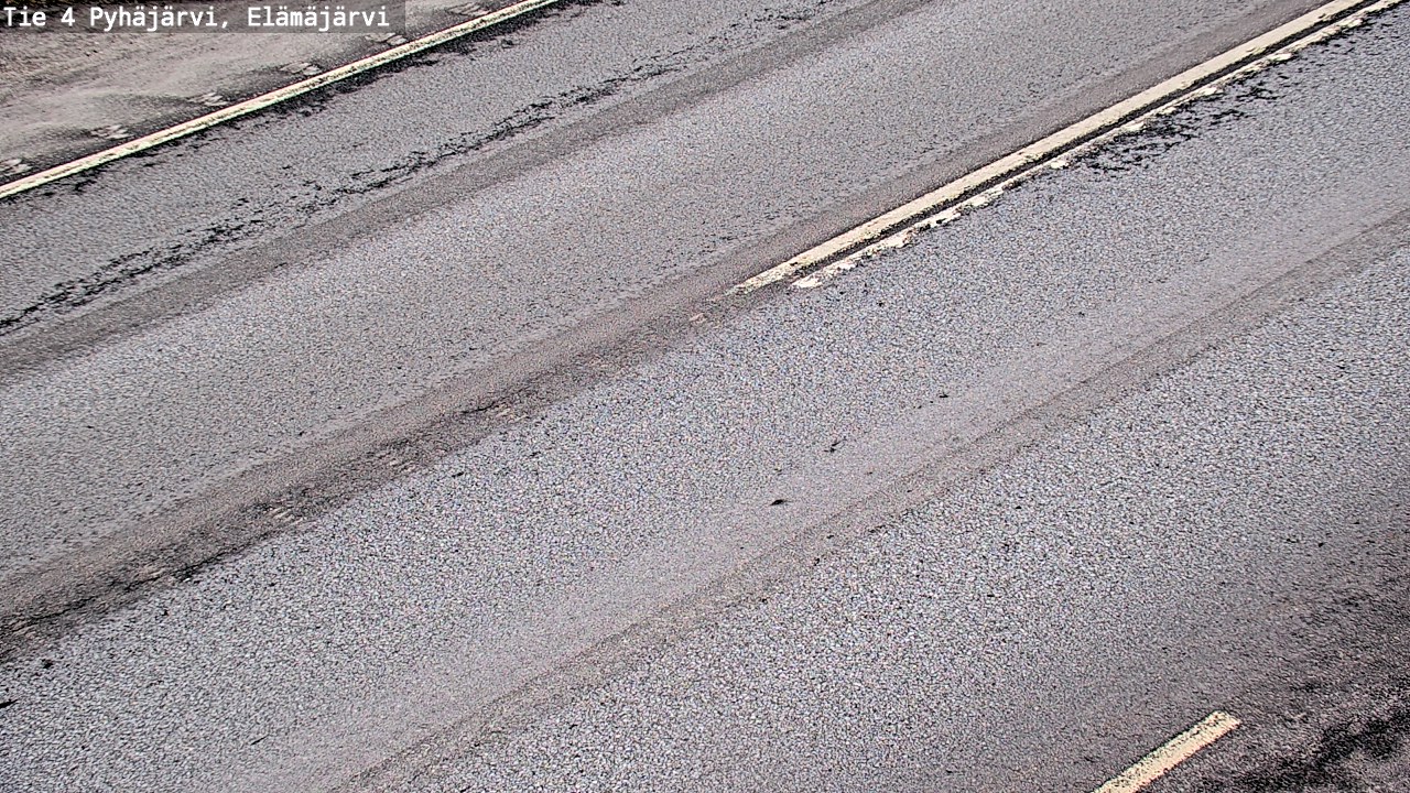Weather Camera Image Väg 4 Pyhäjärvi, Elämäjärvi, Pyhäjärvi, Pohjois-Pohjanmaa