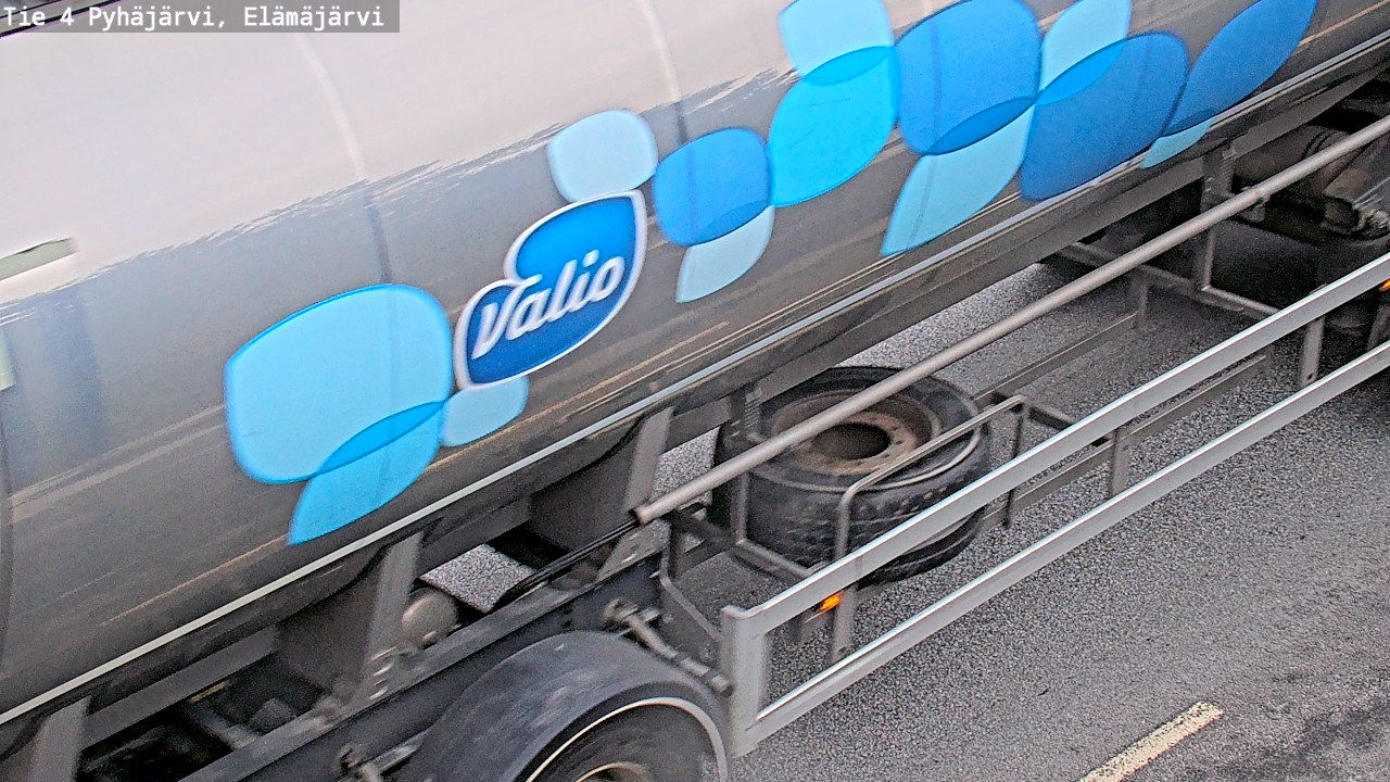 Weather Camera Image Väg 4 Pyhäjärvi, Elämäjärvi, Pyhäjärvi, Pohjois-Pohjanmaa