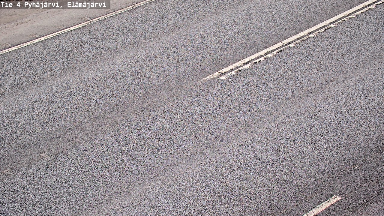 Weather Camera Image Väg 4 Pyhäjärvi, Elämäjärvi, Pyhäjärvi, Pohjois-Pohjanmaa