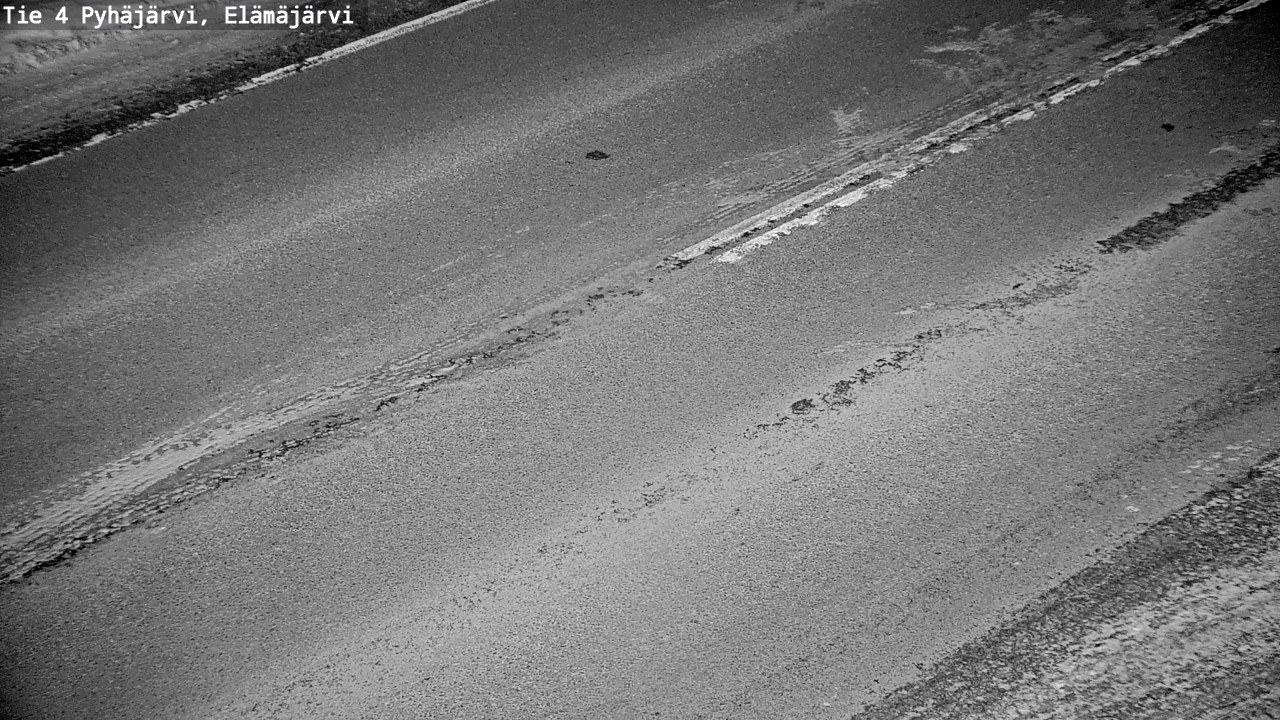 Weather Camera Image Road 4 Pyhäjärvi, Elämäjärvi, Pyhäjärvi, Pohjois-Pohjanmaa