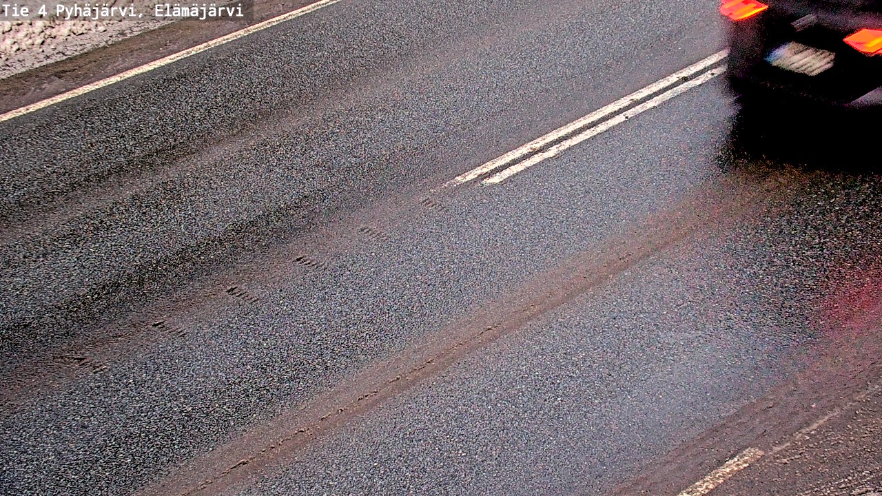 Weather Camera Image Road 4 Pyhäjärvi, Elämäjärvi, Pyhäjärvi, Pohjois-Pohjanmaa