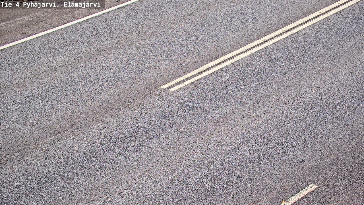 Weather Camera Image Road 4 Pyhäjärvi, Elämäjärvi, Pyhäjärvi, Pohjois-Pohjanmaa