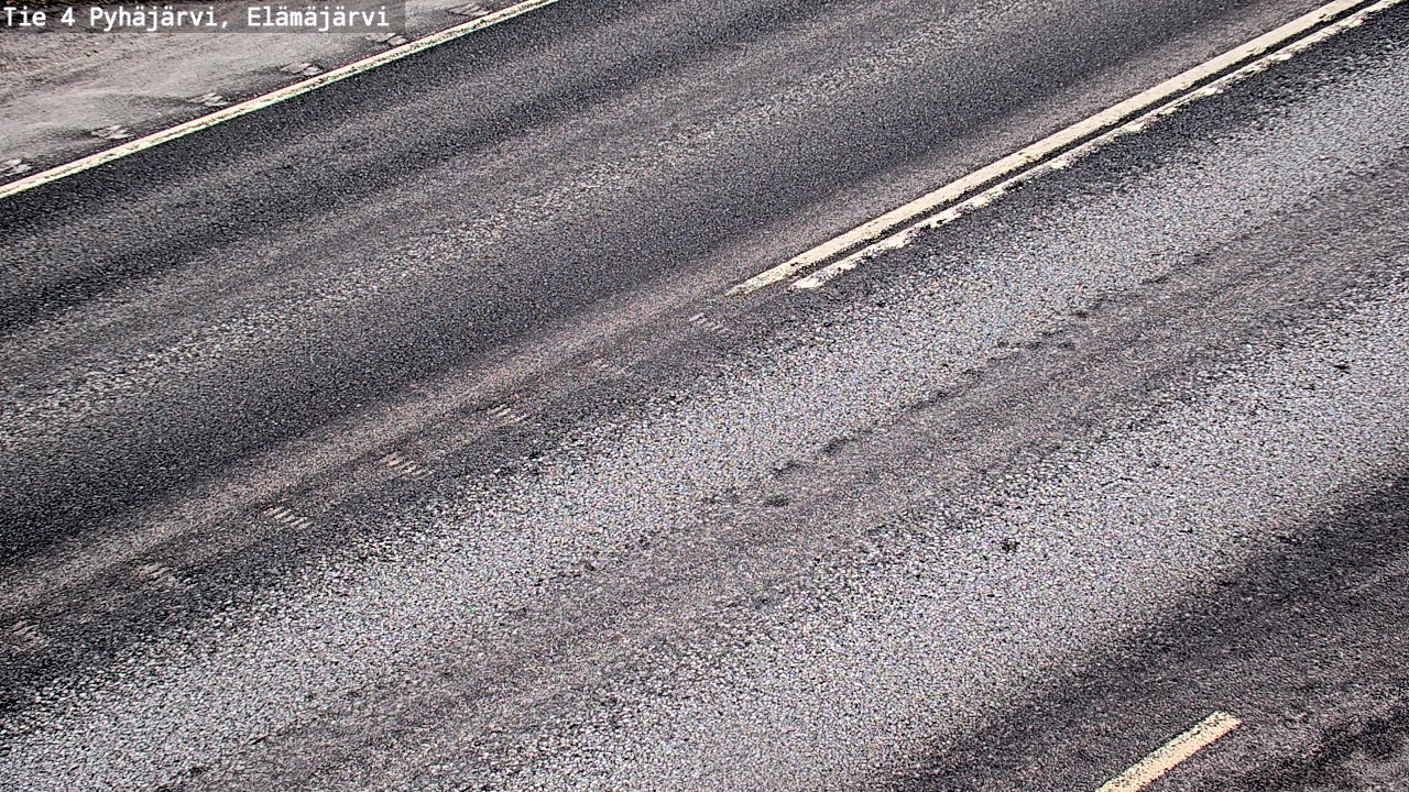 Weather Camera Image Väg 4 Pyhäjärvi, Elämäjärvi, Pyhäjärvi, Pohjois-Pohjanmaa