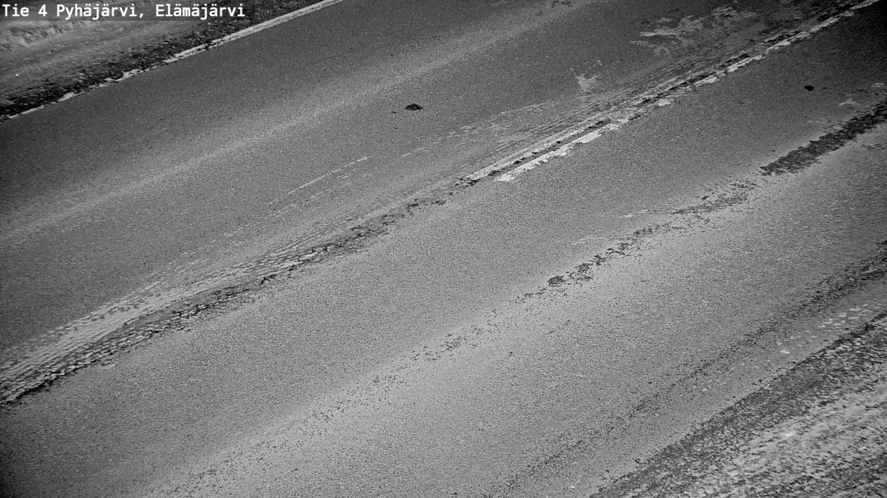Weather Camera Image Road 4 Pyhäjärvi, Elämäjärvi, Pyhäjärvi, Pohjois-Pohjanmaa