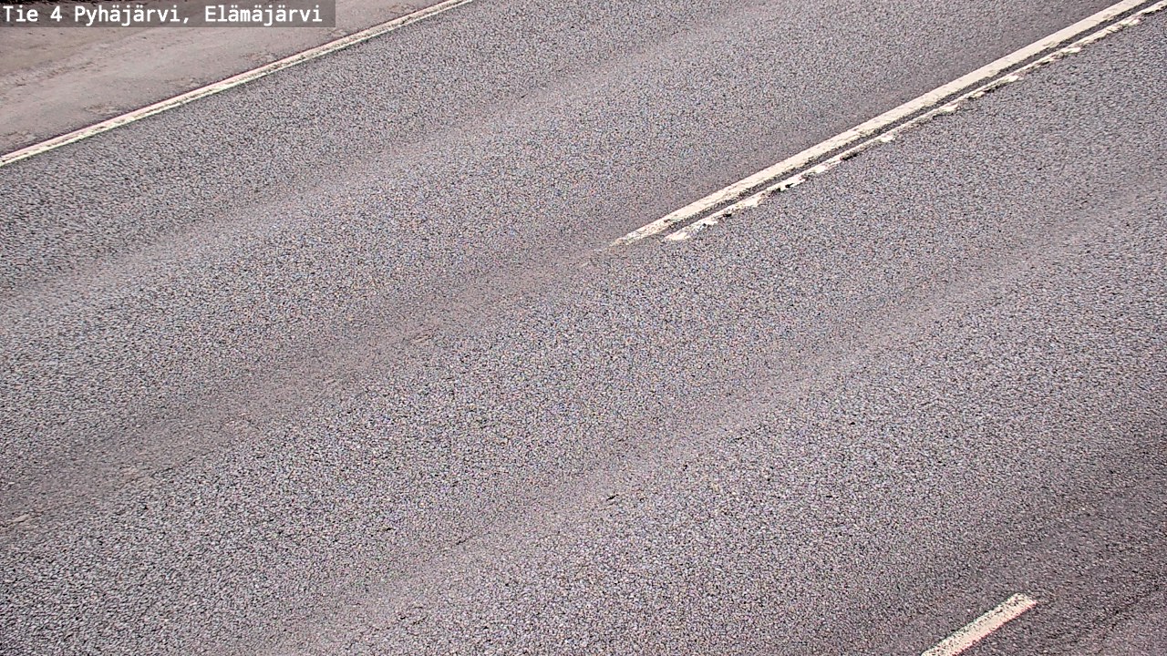 Weather Camera Image Road 4 Pyhäjärvi, Elämäjärvi, Pyhäjärvi, Pohjois-Pohjanmaa