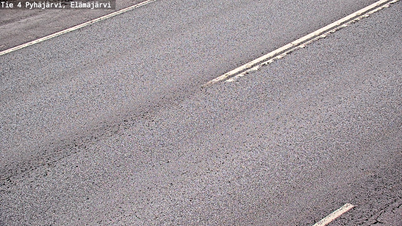 Weather Camera Image Road 4 Pyhäjärvi, Elämäjärvi, Pyhäjärvi, Pohjois-Pohjanmaa
