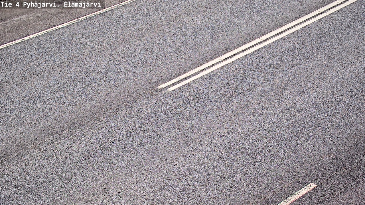 Weather Camera Image Väg 4 Pyhäjärvi, Elämäjärvi, Pyhäjärvi, Pohjois-Pohjanmaa