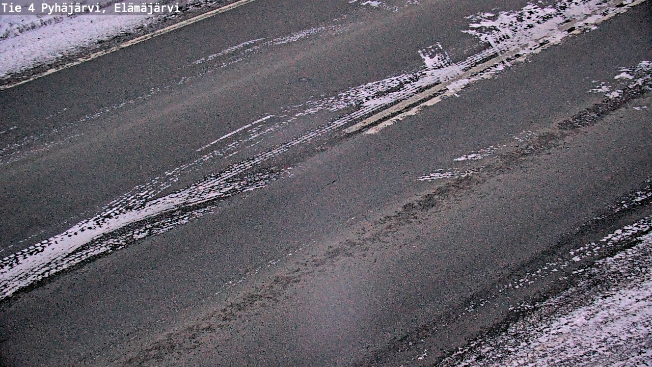 Weather Camera Image Road 4 Pyhäjärvi, Elämäjärvi, Pyhäjärvi, Pohjois-Pohjanmaa