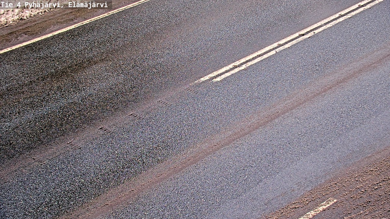 Weather Camera Image Road 4 Pyhäjärvi, Elämäjärvi, Pyhäjärvi, Pohjois-Pohjanmaa