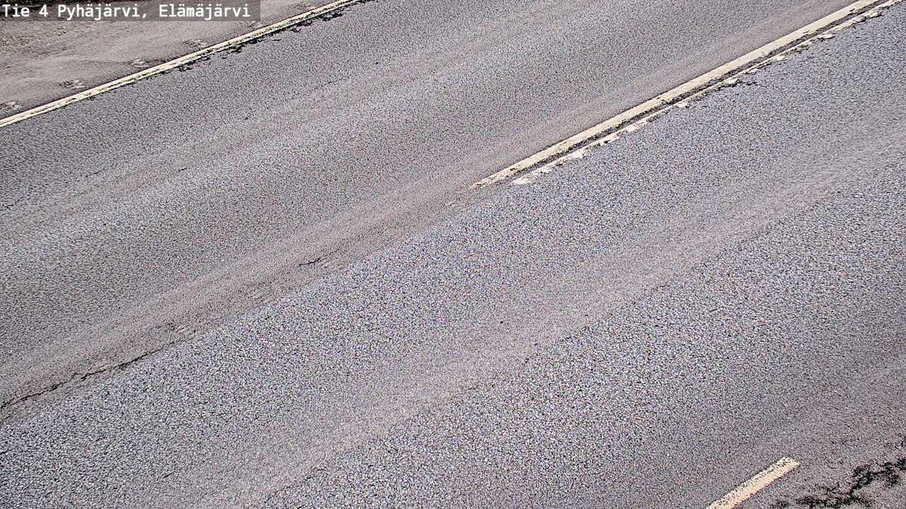 Weather Camera Image Väg 4 Pyhäjärvi, Elämäjärvi, Pyhäjärvi, Pohjois-Pohjanmaa
