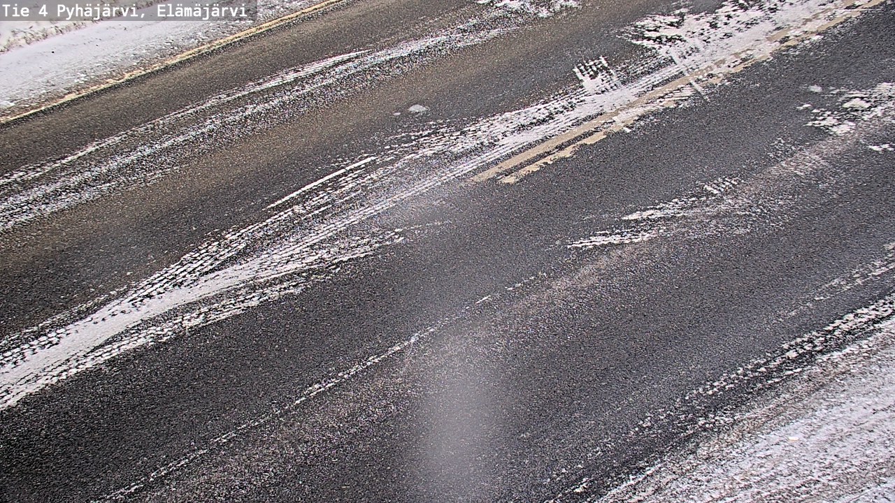 Weather Camera Image Väg 4 Pyhäjärvi, Elämäjärvi, Pyhäjärvi, Pohjois-Pohjanmaa