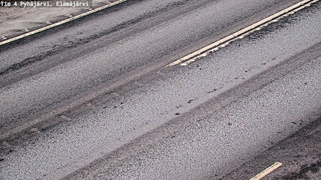 Weather Camera Image Väg 4 Pyhäjärvi, Elämäjärvi, Pyhäjärvi, Pohjois-Pohjanmaa