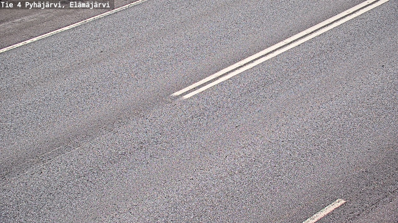 Weather Camera Image Road 4 Pyhäjärvi, Elämäjärvi, Pyhäjärvi, Pohjois-Pohjanmaa