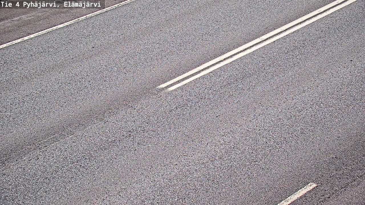 Weather Camera Image Road 4 Pyhäjärvi, Elämäjärvi, Pyhäjärvi, Pohjois-Pohjanmaa