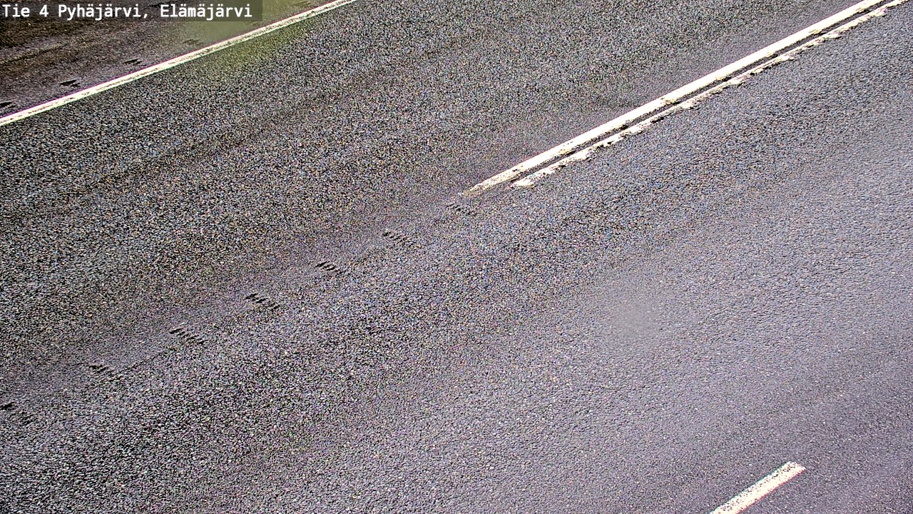 Weather Camera Image Road 4 Pyhäjärvi, Elämäjärvi, Pyhäjärvi, Pohjois-Pohjanmaa
