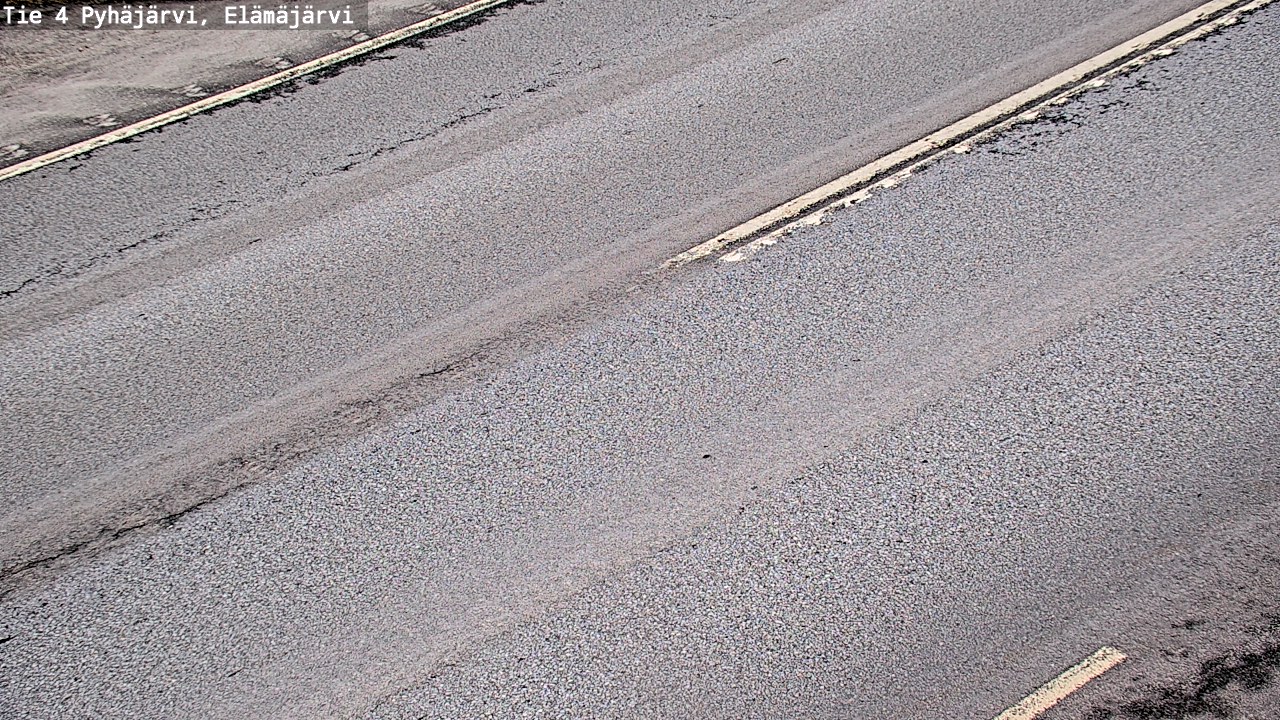 Weather Camera Image Väg 4 Pyhäjärvi, Elämäjärvi, Pyhäjärvi, Pohjois-Pohjanmaa