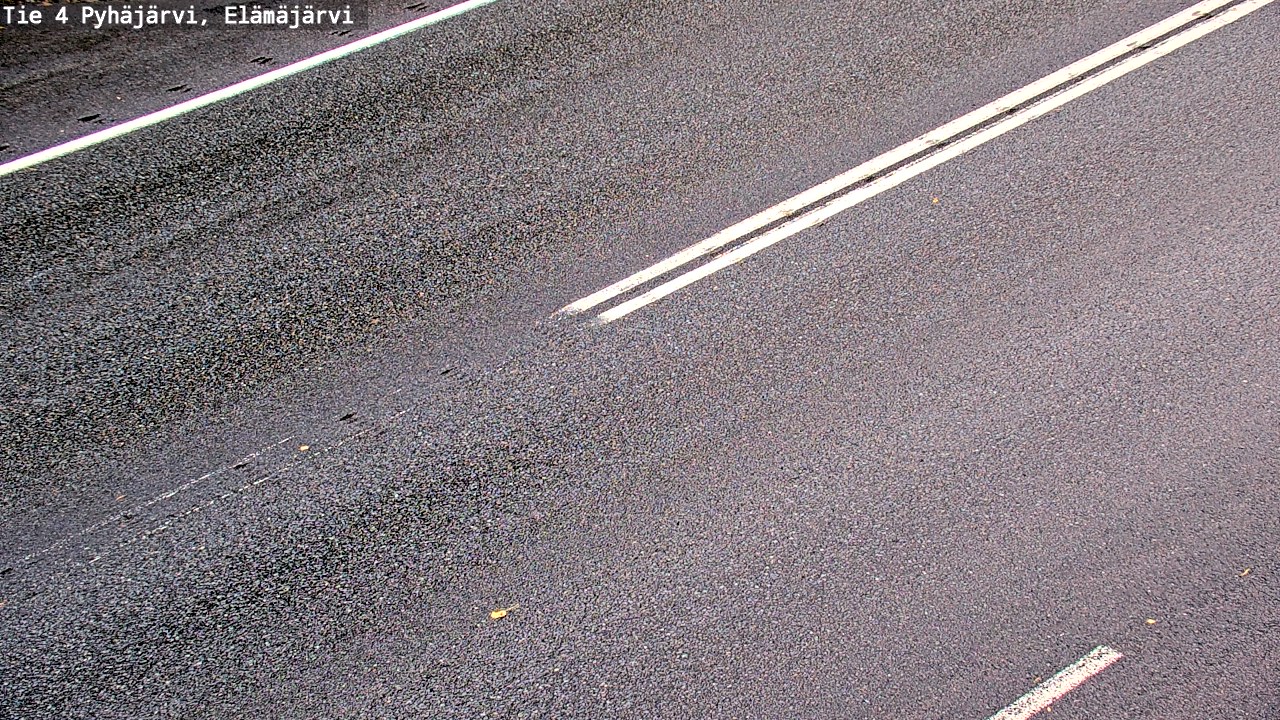 Weather Camera Image Road 4 Pyhäjärvi, Elämäjärvi, Pyhäjärvi, Pohjois-Pohjanmaa