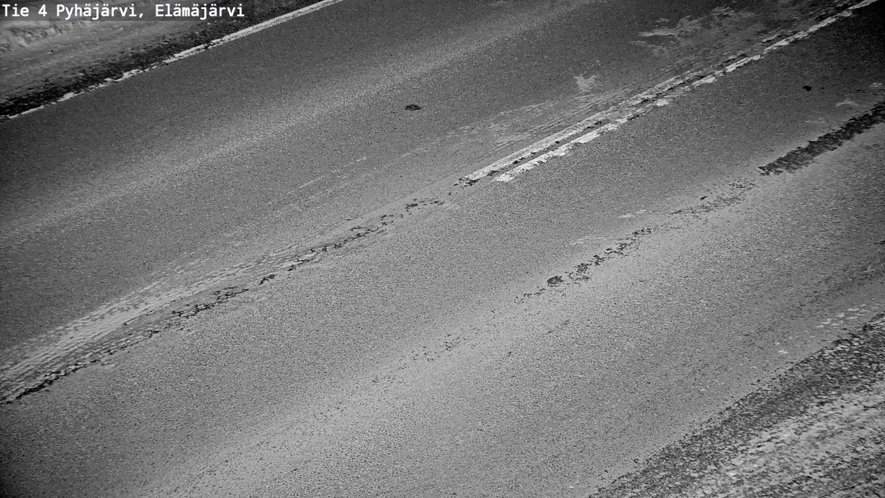 Weather Camera Image Road 4 Pyhäjärvi, Elämäjärvi, Pyhäjärvi, Pohjois-Pohjanmaa