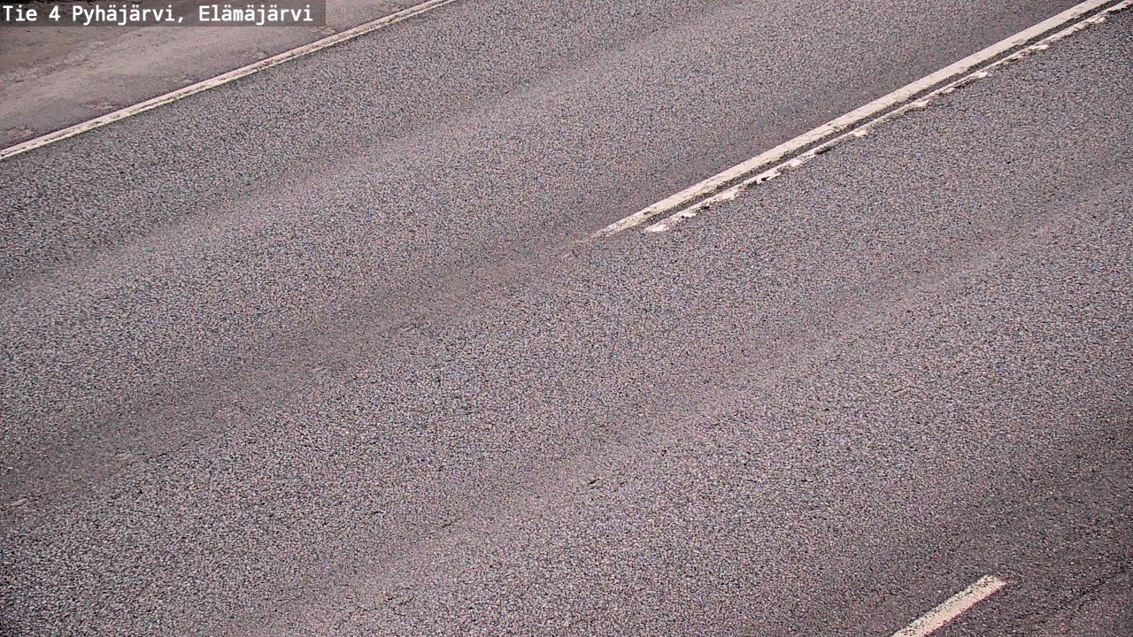 Weather Camera Image Road 4 Pyhäjärvi, Elämäjärvi, Pyhäjärvi, Pohjois-Pohjanmaa