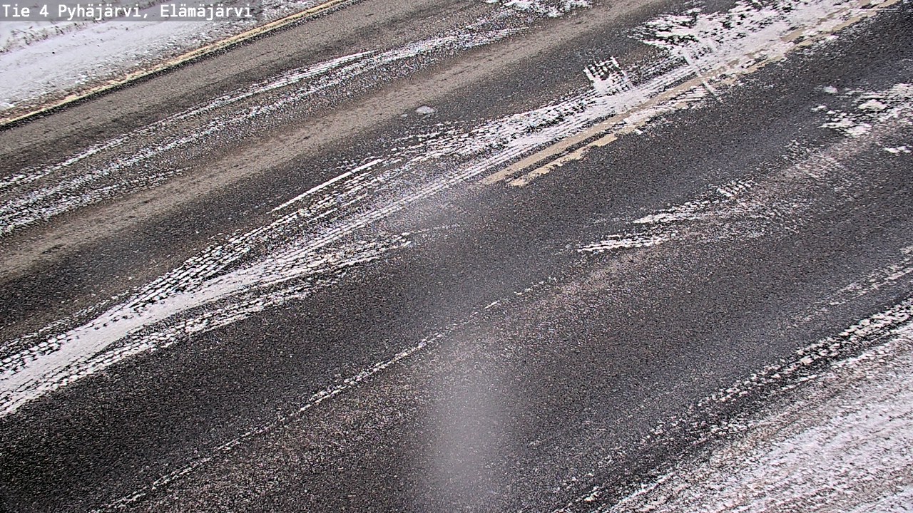Weather Camera Image Väg 4 Pyhäjärvi, Elämäjärvi, Pyhäjärvi, Pohjois-Pohjanmaa