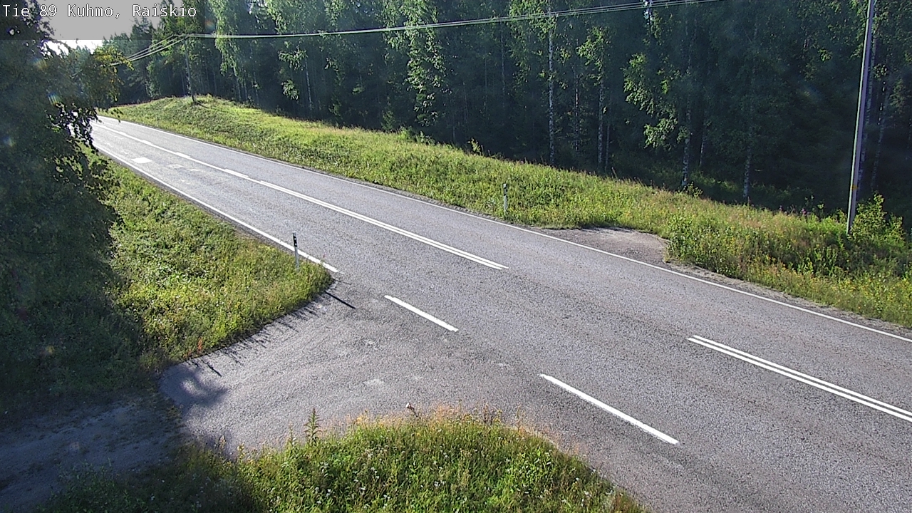 Weather Camera Image Road 89 Kuhmo, Raiskio, Kuhmo, Kainuu