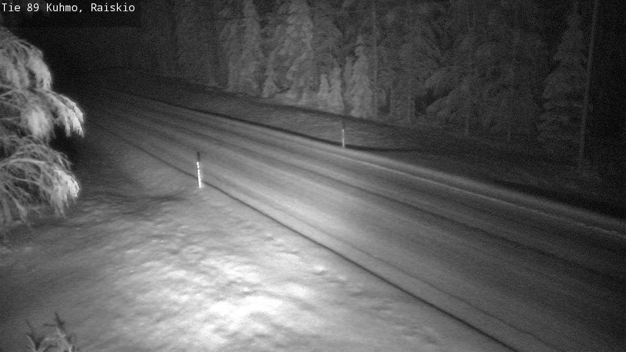 Weather Camera Image Väg 89 Kuhmo, Raiskio, Kuhmo, Kainuu