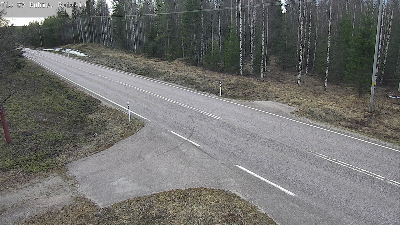 Weather Camera Image Road 89 Kuhmo, Raiskio, Kuhmo, Kainuu