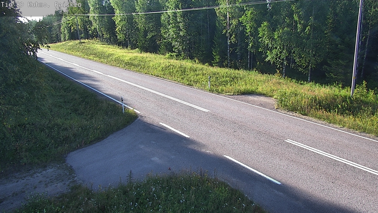 Weather Camera Image Road 89 Kuhmo, Raiskio, Kuhmo, Kainuu