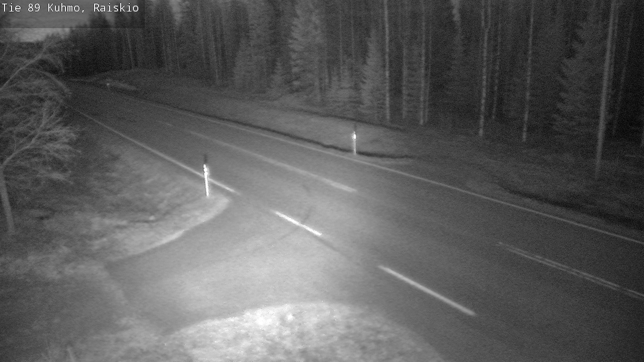 Weather Camera Image Road 89 Kuhmo, Raiskio, Kuhmo, Kainuu