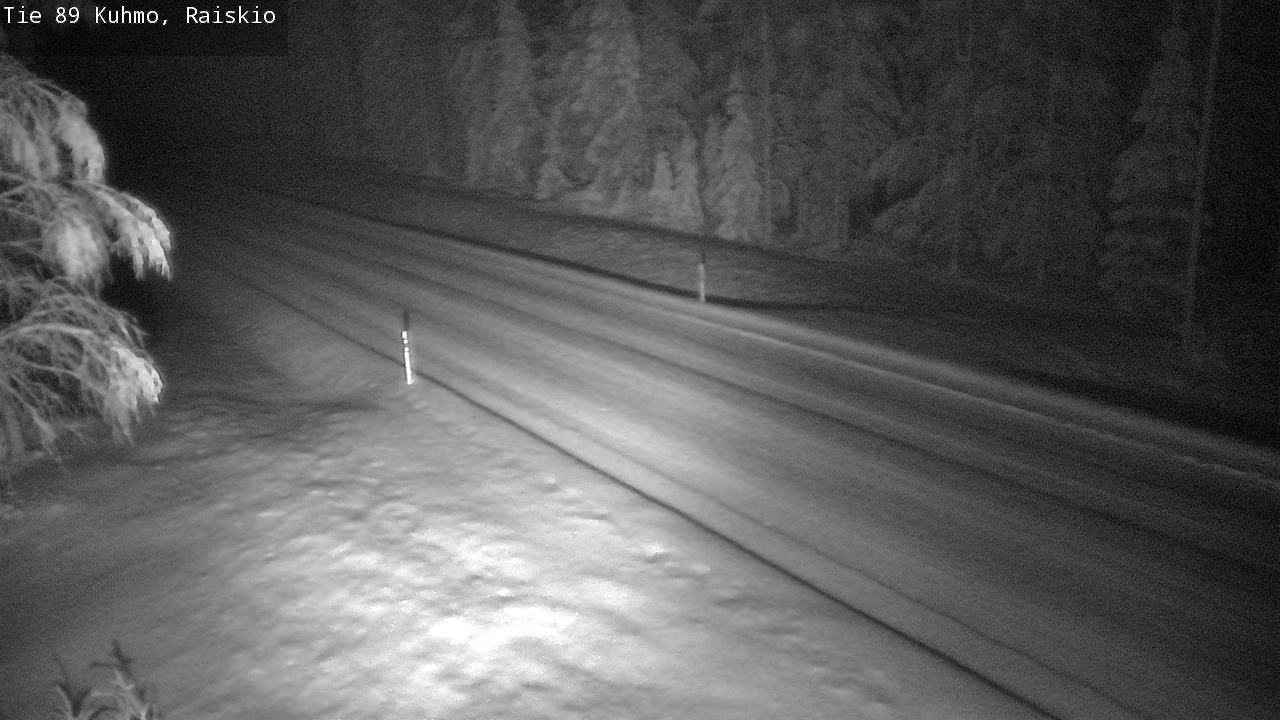 Weather Camera Image Väg 89 Kuhmo, Raiskio, Kuhmo, Kainuu