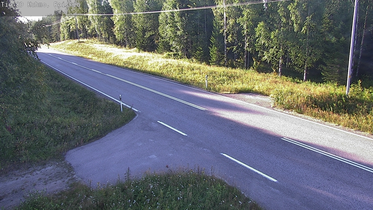 Weather Camera Image Road 89 Kuhmo, Raiskio, Kuhmo, Kainuu