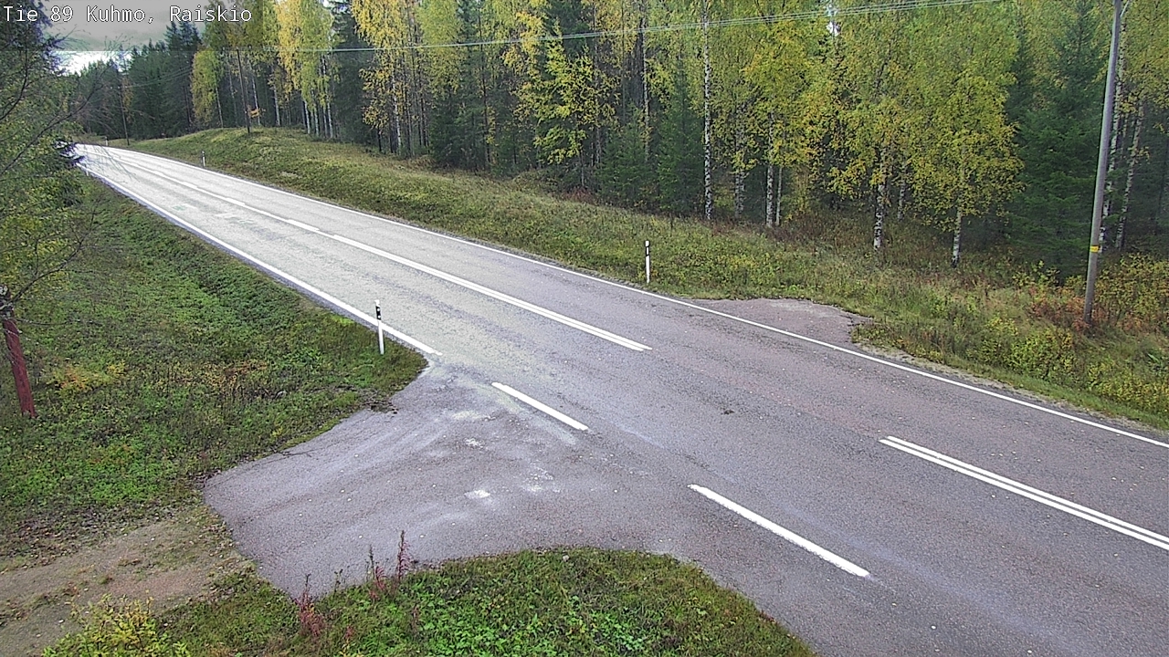 Weather Camera Image Road 89 Kuhmo, Raiskio, Kuhmo, Kainuu