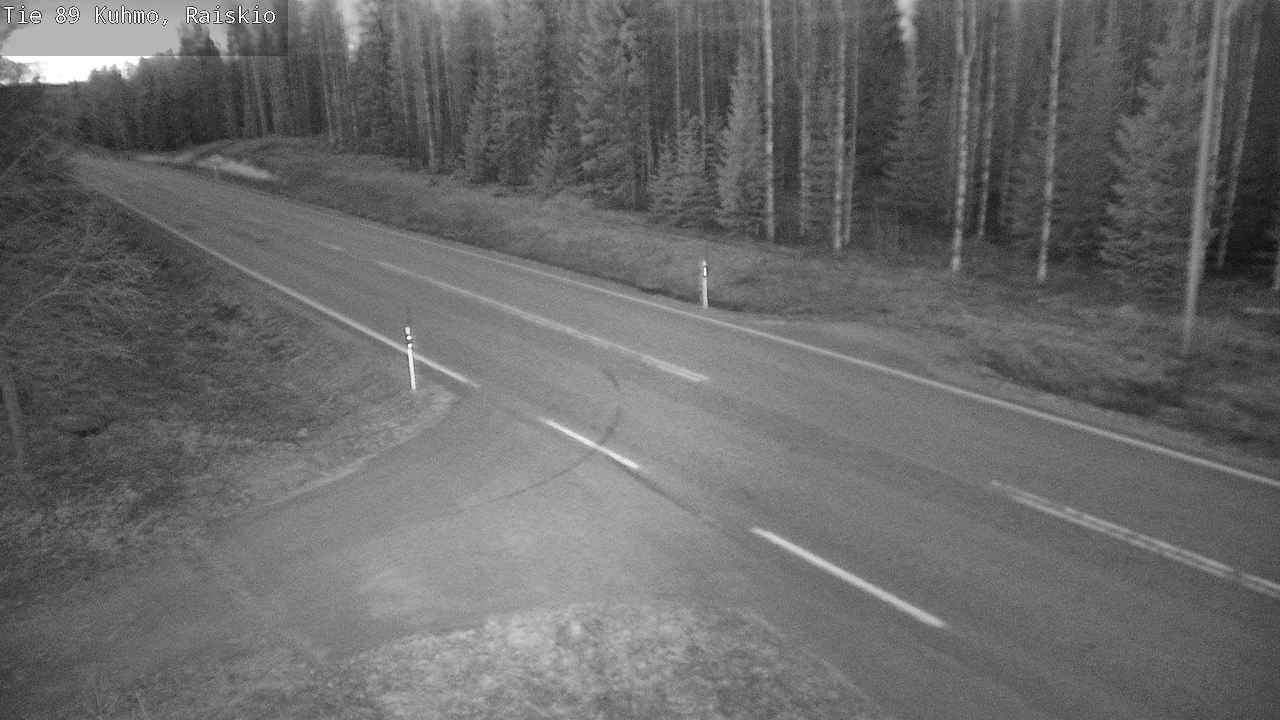 Weather Camera Image Road 89 Kuhmo, Raiskio, Kuhmo, Kainuu