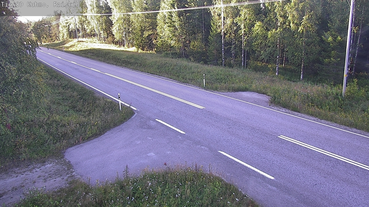 Weather Camera Image Road 89 Kuhmo, Raiskio, Kuhmo, Kainuu