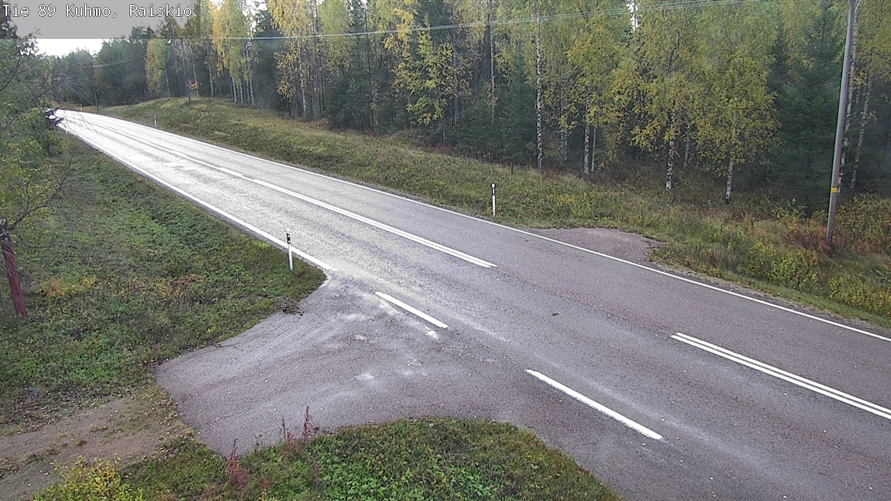Weather Camera Image Road 89 Kuhmo, Raiskio, Kuhmo, Kainuu