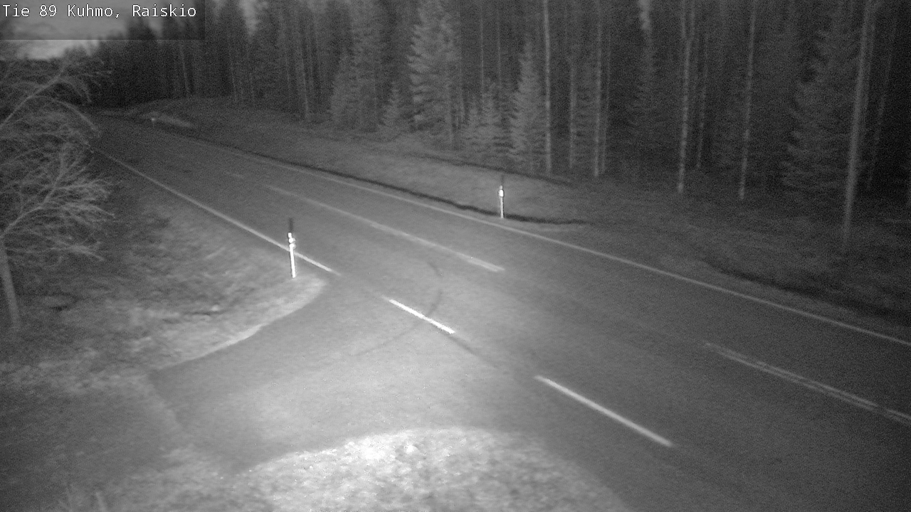 Weather Camera Image Road 89 Kuhmo, Raiskio, Kuhmo, Kainuu
