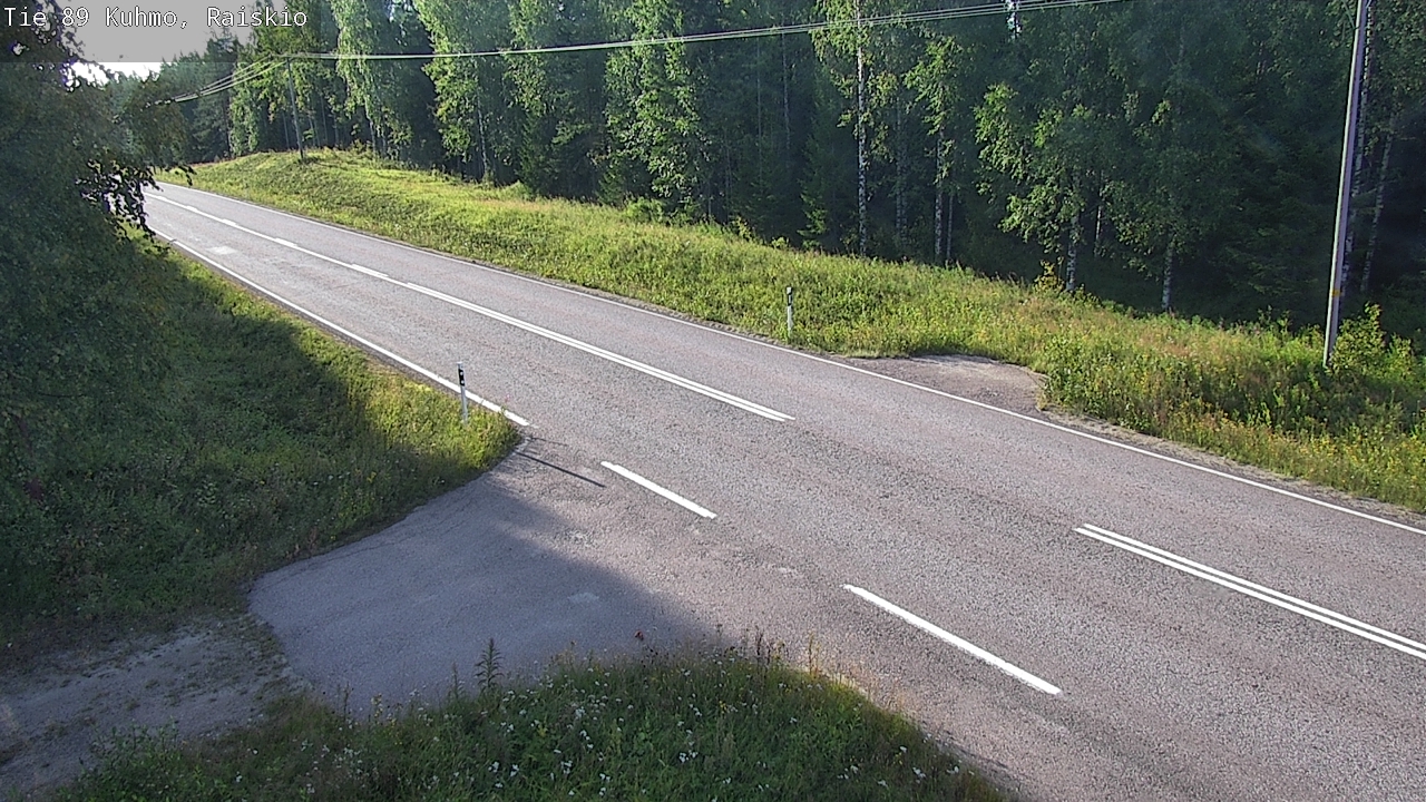 Weather Camera Image Road 89 Kuhmo, Raiskio, Kuhmo, Kainuu