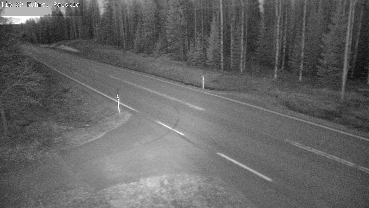 Weather Camera Image Road 89 Kuhmo, Raiskio, Kuhmo, Kainuu
