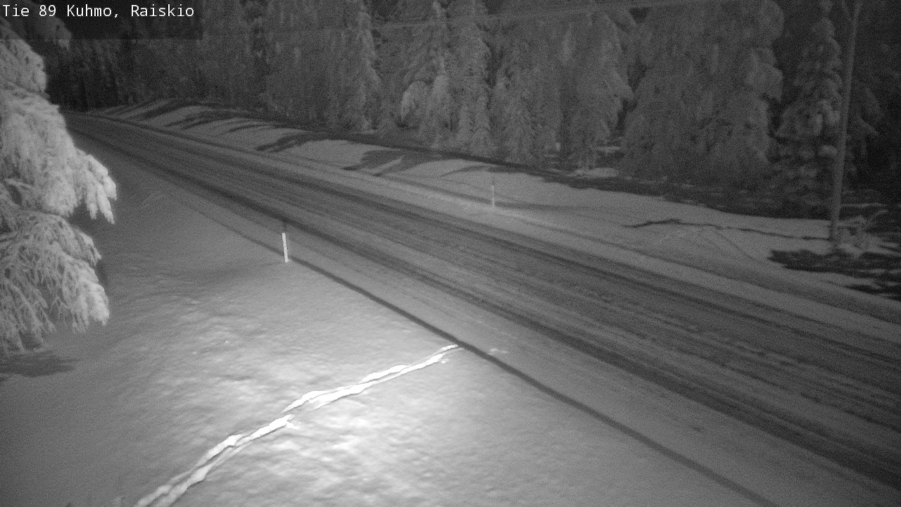 Weather Camera Image Road 89 Kuhmo, Raiskio, Kuhmo, Kainuu