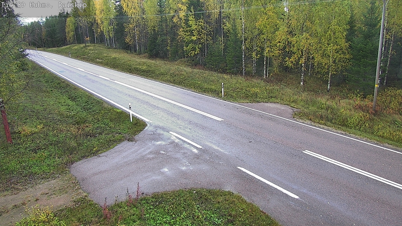 Weather Camera Image Road 89 Kuhmo, Raiskio, Kuhmo, Kainuu