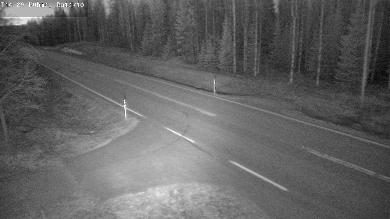 Weather Camera Image Road 89 Kuhmo, Raiskio, Kuhmo, Kainuu