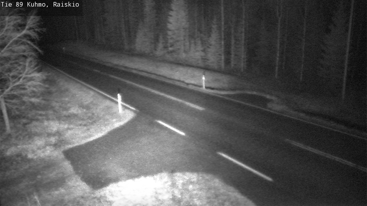 Weather Camera Image Väg 89 Kuhmo, Raiskio, Kuhmo, Kainuu